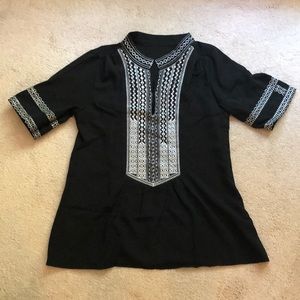 Amazon Generic Embroidered Tunic in Size Medium